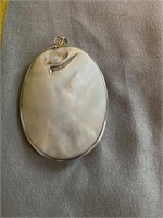 Abalone Pendant in Sterling Setting