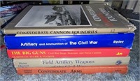 (5) Misc. Civil War Books - Hardbacks; Various