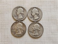 4 Silver Quarters