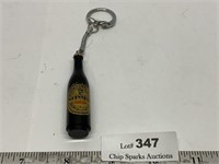 Vintage Guinness Beer Bottle Keychain Fob