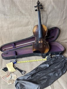 Vintage 1931 Richard Rubus Violin with Case