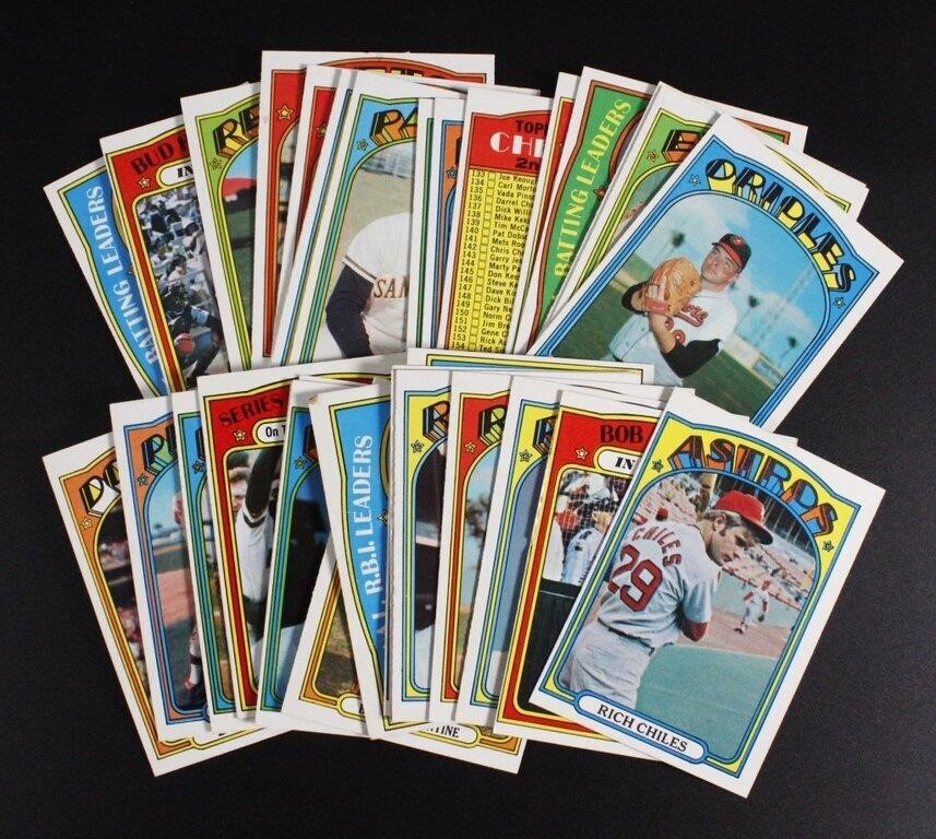 33 Assorted 1971 Topps Baseball cards in various