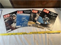 Lot of 1960's LIFE Astronaut Magazines