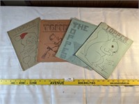 Lot of 1950's Bruceville High School Newsletters