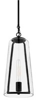 Desmond 60-watt 1-light Black Pendant