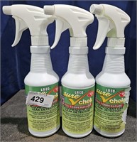 3 Spray Bottles Sure Check Fluorescent Gas Leak
