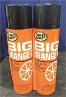 2 spray cans of Big Orange Citrus Degreaser