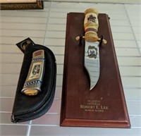 CONFEDERATE FOLDING KNIFE AND FIXED BLADE KNIFE