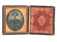 Cased Ambrotype Portrait of Woman