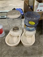 pet water and food dispensers