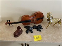 Horses - dogs -violin