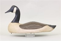 Canada Goose Decoy by Unknown Carver, Glass Eyes,