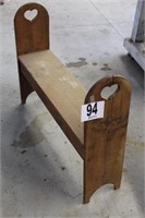 Wood Decor Bench 35"