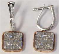 Diamond Earrings 14K Gold
