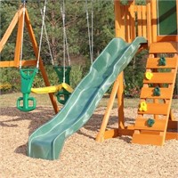 KidKraft Outdoor Slide  Green  4ft