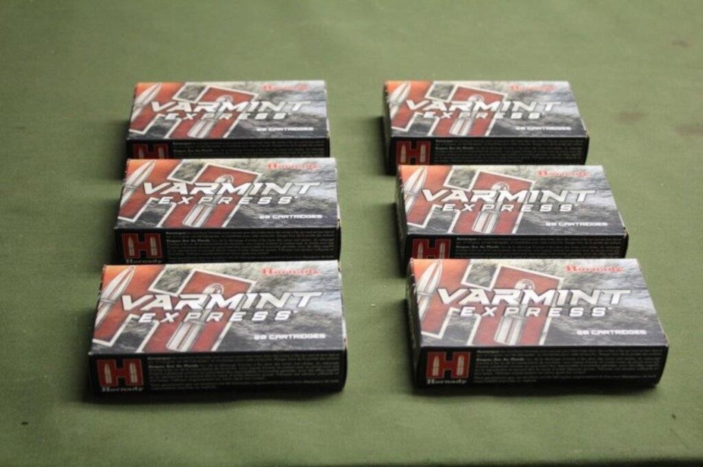 (120) Hornady 224 Valkyrie 60 Grain V-Max Ammo