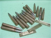 8MM Mauser With Three Strips- 15 Count