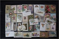 Antique Edwardian Greeting Postcards