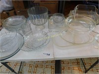 Pyrex Cookware and Glass Serving Dishes lot of