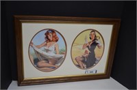 Framed Double Pin Up Prints
