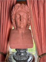 Large Virgile plaster bust