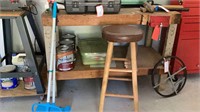 Work Bench with Bar Stool
