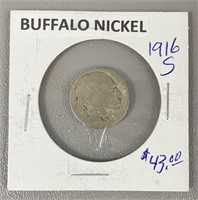 1916 Buffalo Nickel Coin