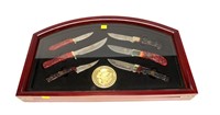 Set of six NWTF Stone River knives: "Eastern,