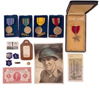 Vintage Militaria, Pins, Medals & Recipient Photos
