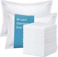 96 Pieces White Pillow Cases