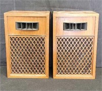 Pair of Vintage Claricon speakers Model 67-355G