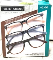 Foster Grant Design Optics Eyewear +2.00 *1