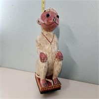 Antique Hand Painted Monkey