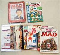 Lot of 8 Mad magazines, 1950's era