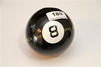 8 Ball paperweight, very heavy, not perfect round