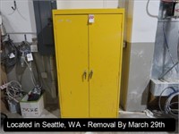 36" X 18" X 66" FLAMMABLES CABINET