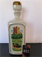 10" 1970 Old Fitzgerald Blarney Whiskey Decanter