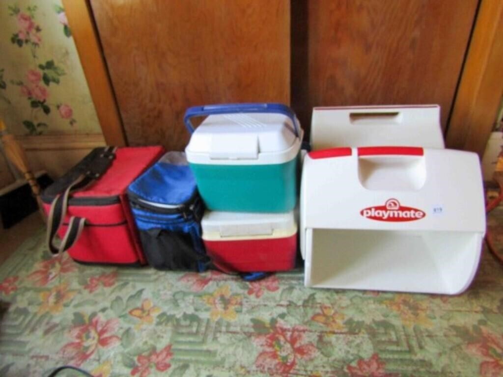 6 Assorted Coolers