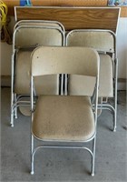D - FOLDING TABLE & CHAIRS (G5)