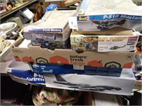 LOT OF MODEL KITS W/ REVELL, ITALERI, MORE