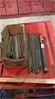 Various welding rods.