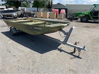 1996 EZ Loader Boat Trailer And Boat