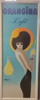 Villemot, "Orangina Light," C. 1980, Lithograph.