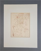 Dali, "Autumn", c. 1970, Etching.