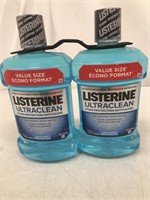 LISTERINE ULTRACLEAN MOUTHWASH 1.5LITRES 2PC
