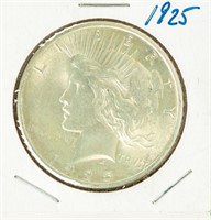 Coin 1925(P) Peace Dollar-Choice Uncirculated