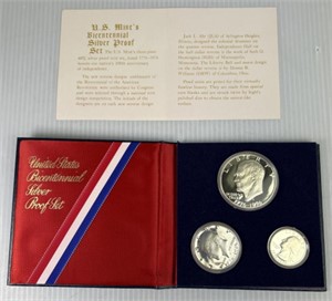US Bicentennial Silver Proof Set