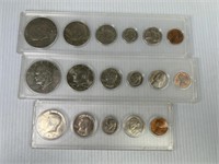 (3) Coin Type Sets