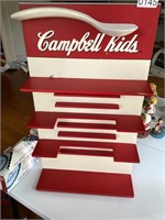 Campbell’s display board. See spoon