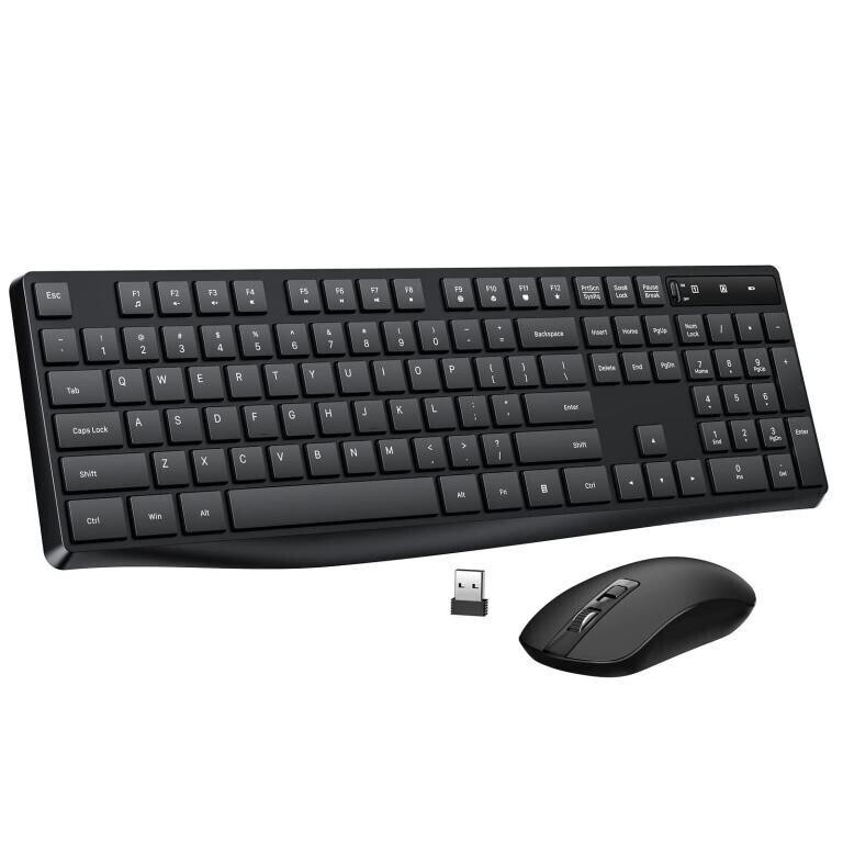 Lovaky Wireless Keyboard and Mouse Combo PC230A